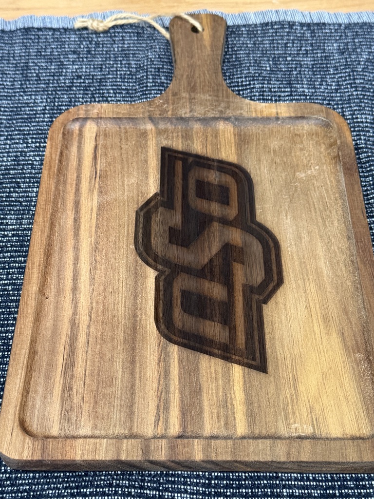 Serving Board with Laser Engraving